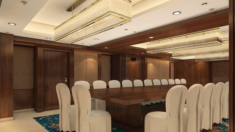 Radisson Blu Towers Kaushambi Delhi Ncr Hotell Ghaziabad Fasiliteter bilde The interior of the meeting room